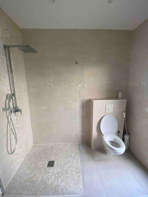 Proche Plage ,Lumineux, Confort Et Bien Situe Villa Meze Luaran gambar